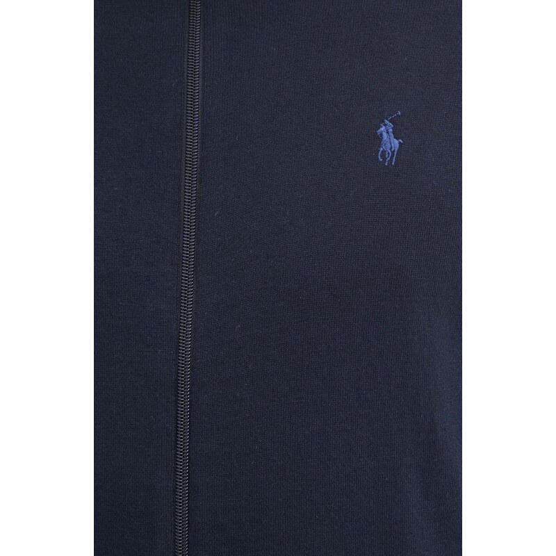 Polo Ralph Lauren cardigan in cotone colore blu navy 710899206