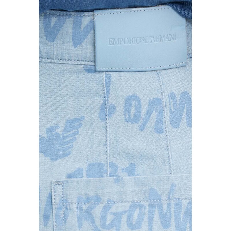 Emporio Armani pantaloncini di jeans donna colore blu 3D2J77 2DV2Z