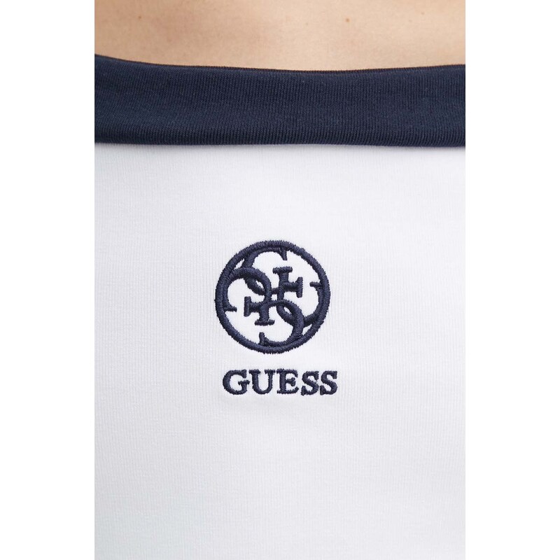 Guess top donna colore bianco