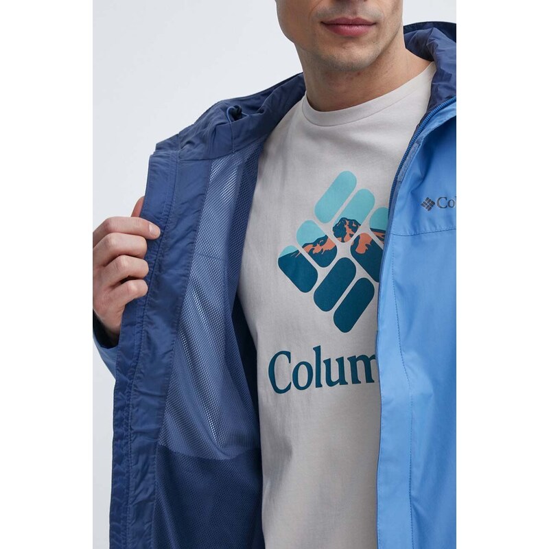 Columbia giacca da esterno Watertight II colore blu 1533898