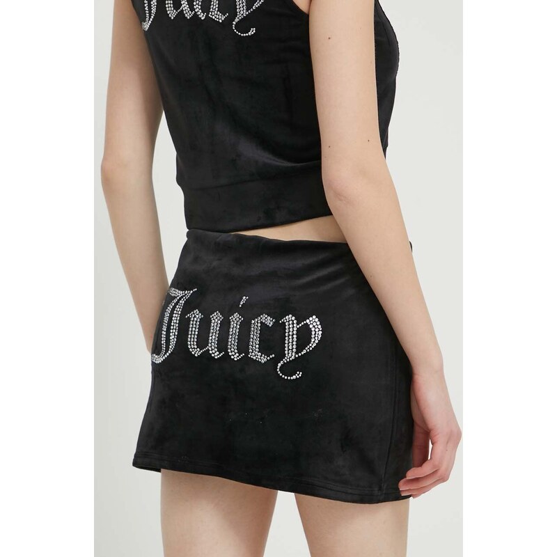 Juicy Couture gonna in velluto colore nero