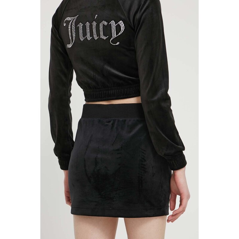 Juicy Couture gonna in velluto colore nero