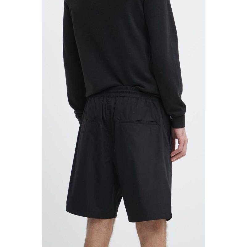 HUGO pantaloncini in cotone colore nero 50510596