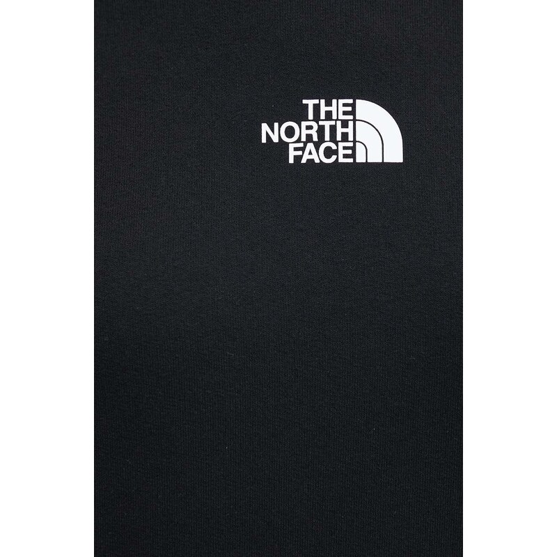 The North Face felpa in cotone donna colore nero con cappuccio NF0A87DGJK31