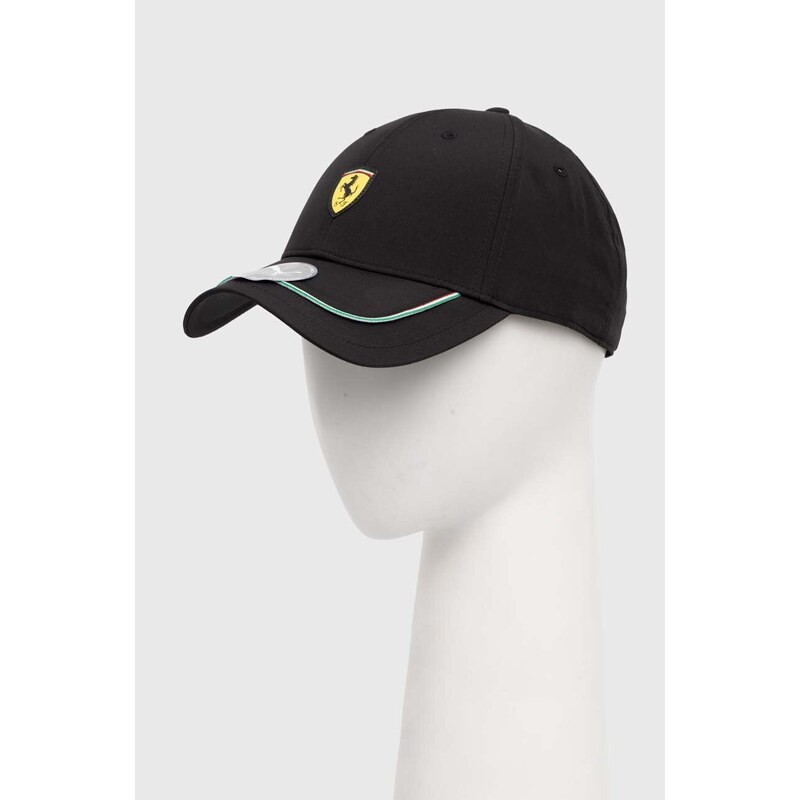 Puma berretto da baseball Ferrari colore nero con applicazione 025200