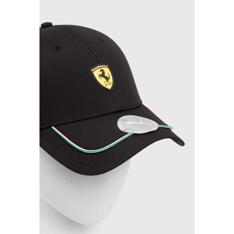 Puma berretto da baseball Ferrari colore nero con applicazione 025200