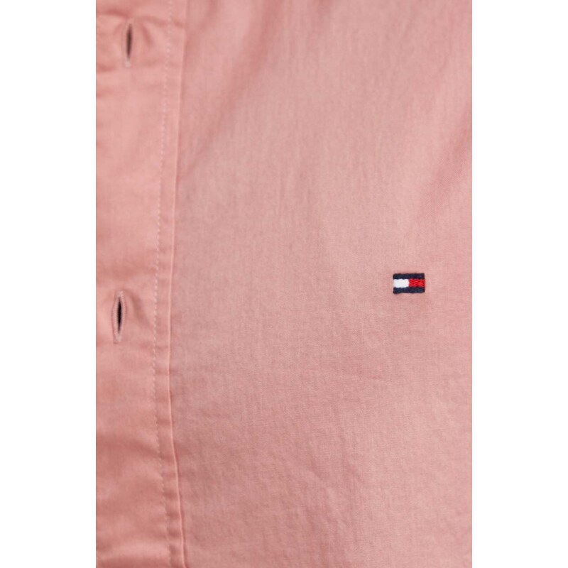 Tommy Hilfiger camicia in cotone uomo colore rosa