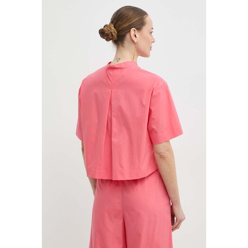 MAX&Co. camicia in cotone donna colore arancione 2416111074200