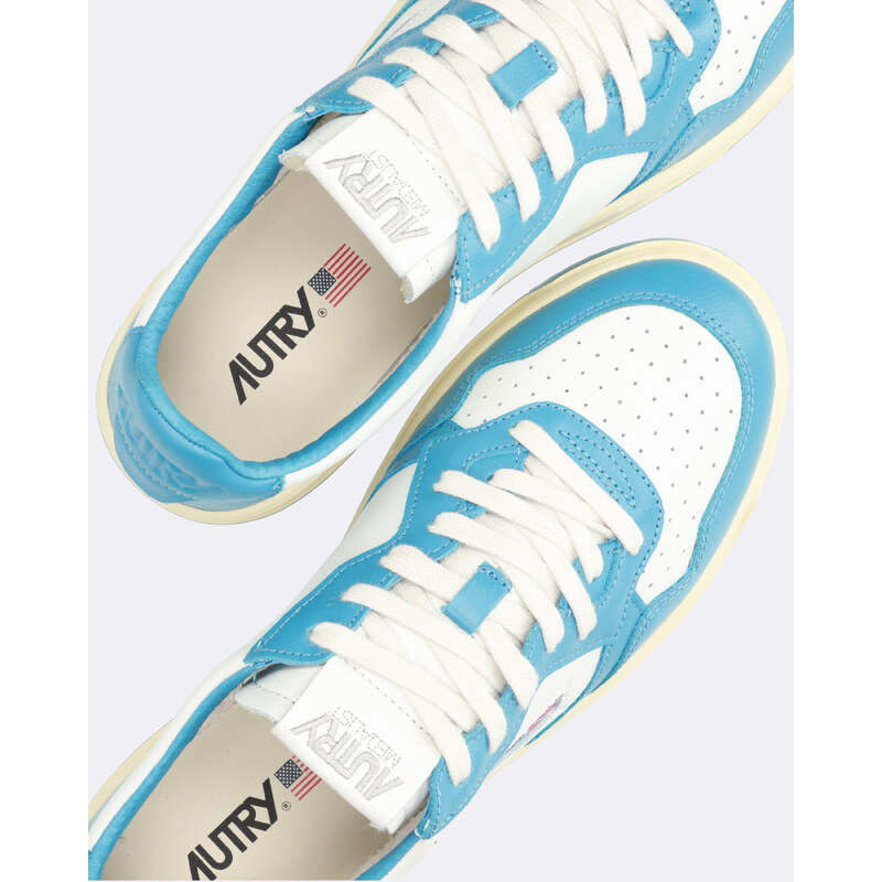 Autry Sneakers Medalist Bianco Azzurro