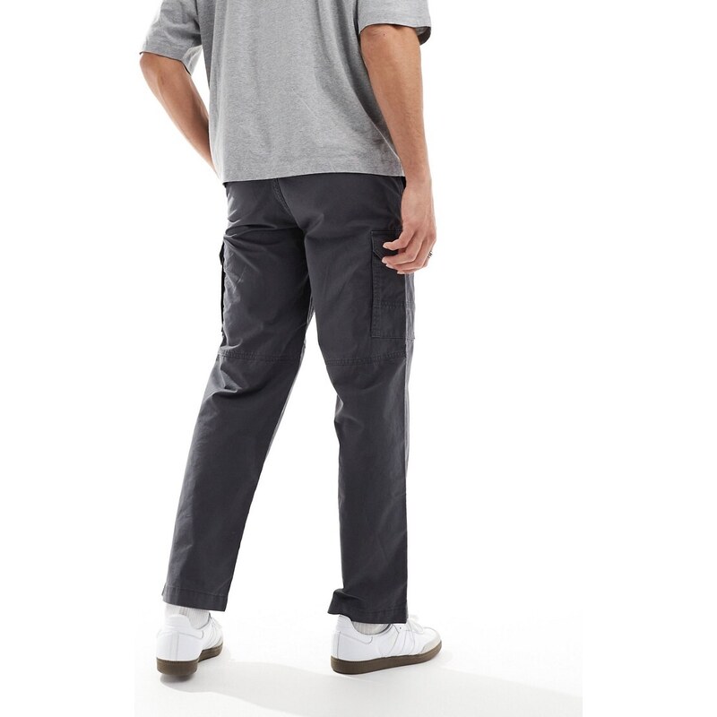 ADPT - Pantaloni cargo ampi grigio scuro