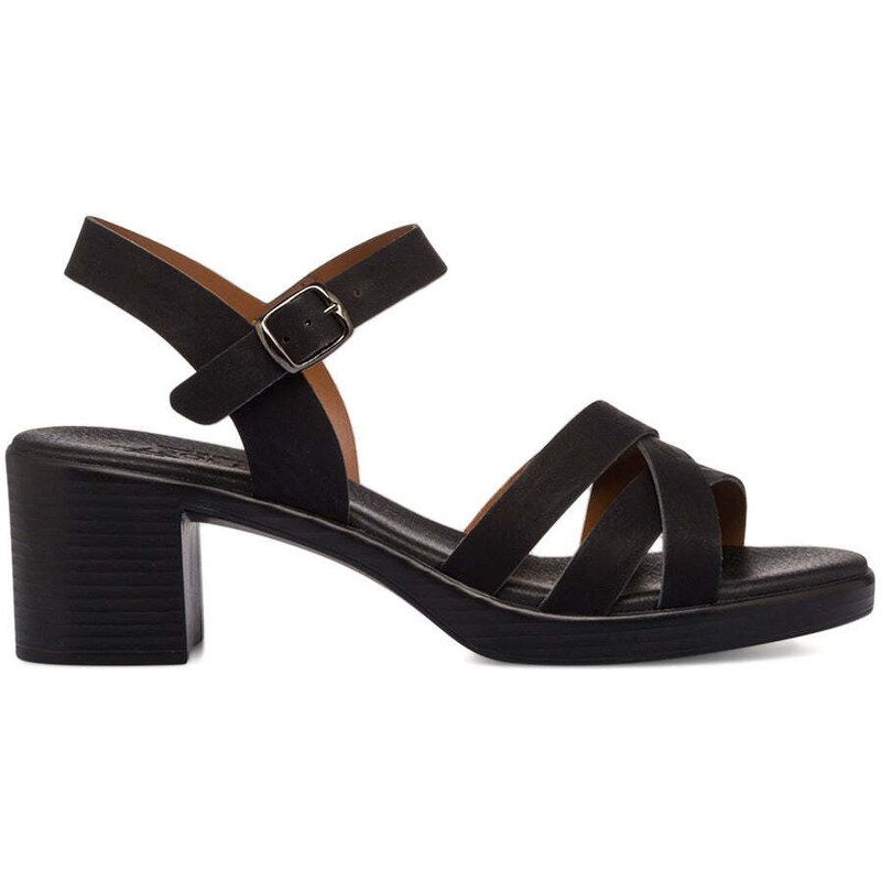 Sandali da donna nude con tacco a blocco 6,5 cm Lora Ferres