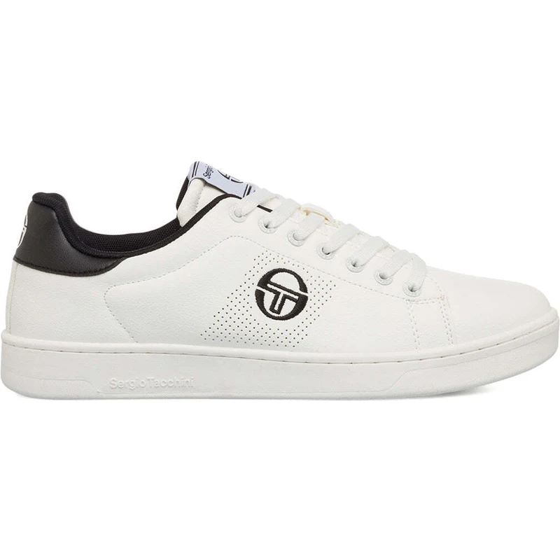 Buy Sergio Tacchini Young Line Pro Yarn Maglietta Uomini Blu Scuro Bianco 04543801868000