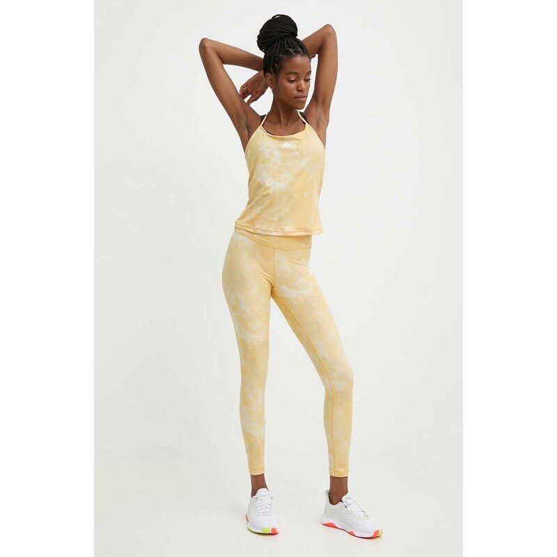 adidas Performance leggings da allenamento Training Essentials colore giallo IS4239
