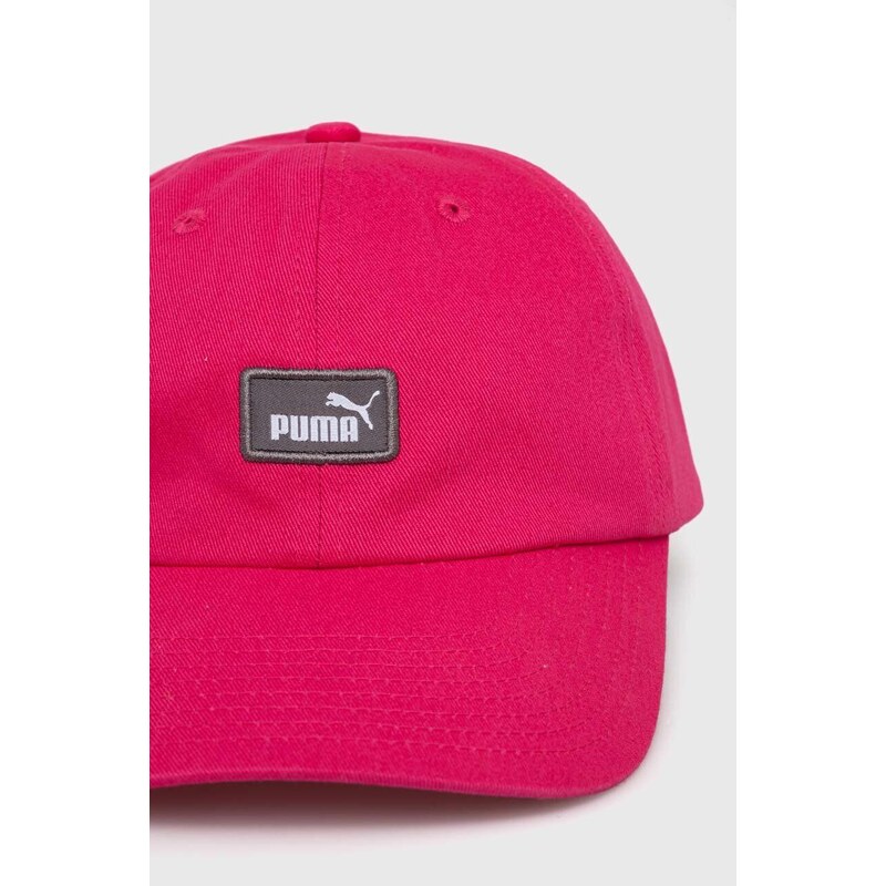 Puma berretto da baseball in cotone colore rosa con applicazione 2366917