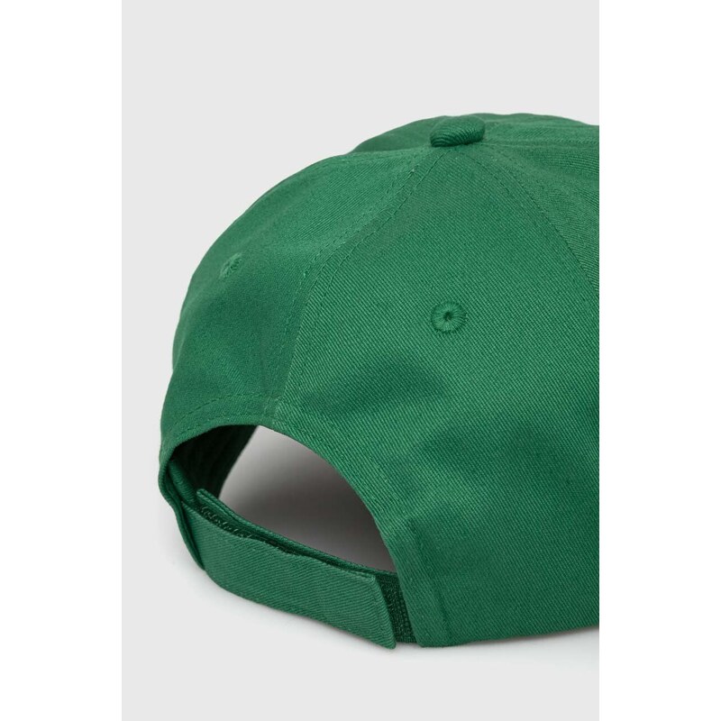 Puma berretto da baseball in cotone colore verde con applicazione 2366916