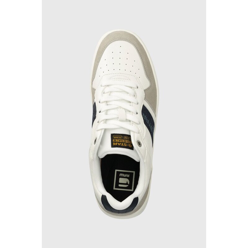 G-Star Raw sneakers BREND LEA DNM M colore bianco 2412070501.WHT.LGRY