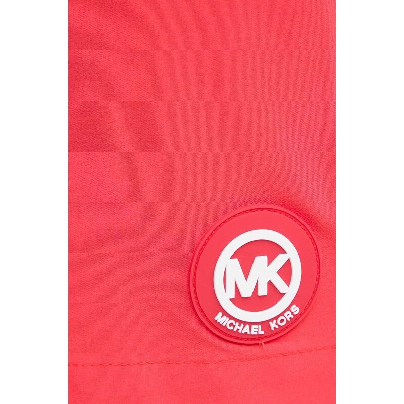 Michael Kors pantaloncini da bagno colore rosso