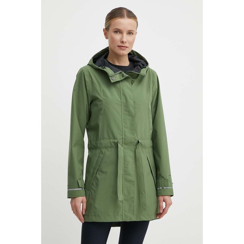Columbia giacca parka Here and There donna colore verde 2034763