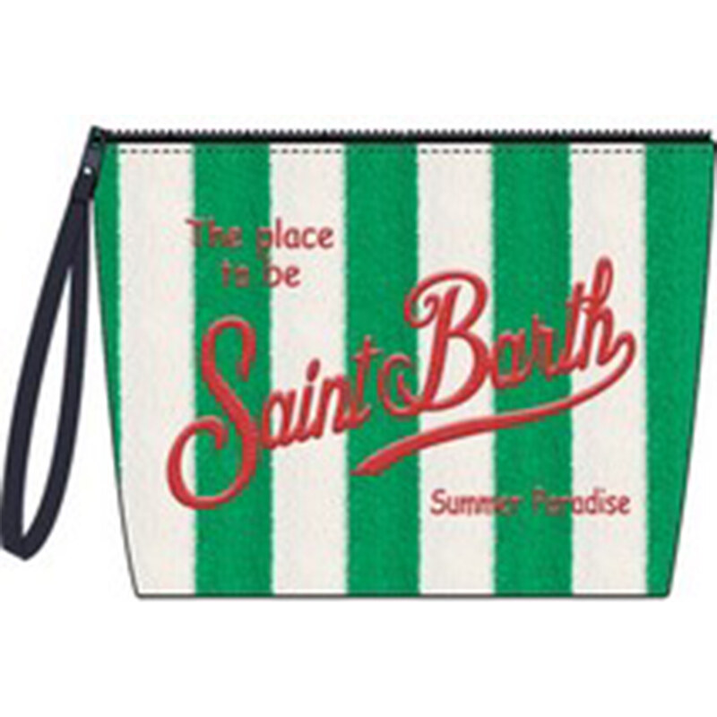 Mc2 Saint Barth Pochette Aline In Scuba Celeste Con Fantasia Floreale ALIN001/07532L