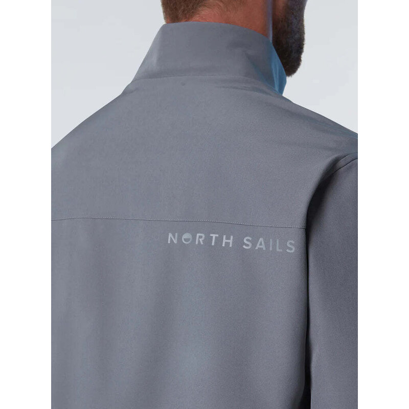 North Sails Giacca Sailor grigio in softshell