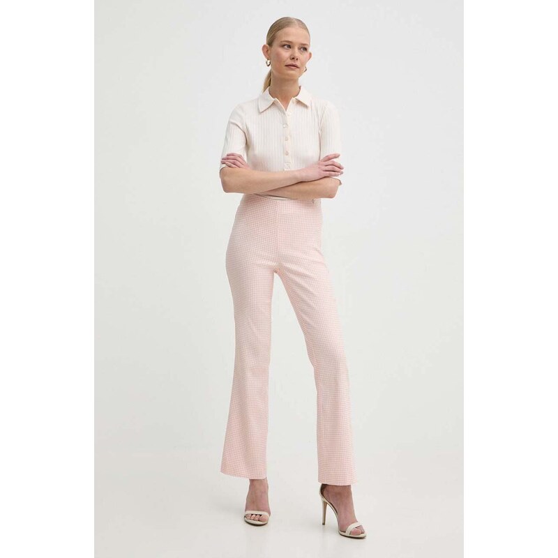 Guess pantaloni ORNELLA donna colore rosa W4GB18 WG492