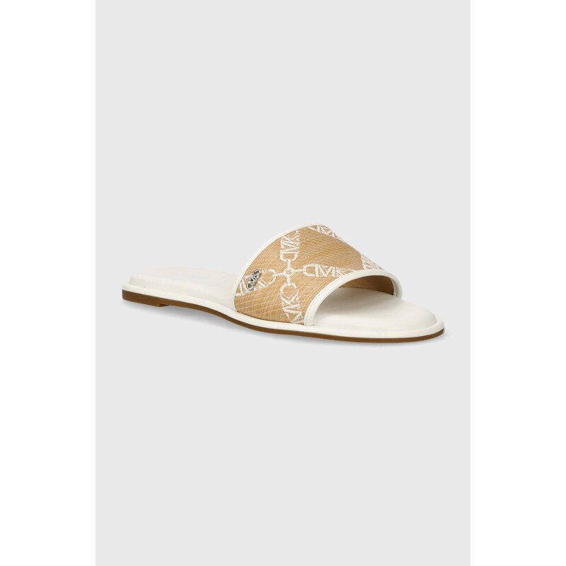 Top Donna Koroshi Senza Maniche In Cotone – Bianco Con Dettaglio Floreale Ricamato
