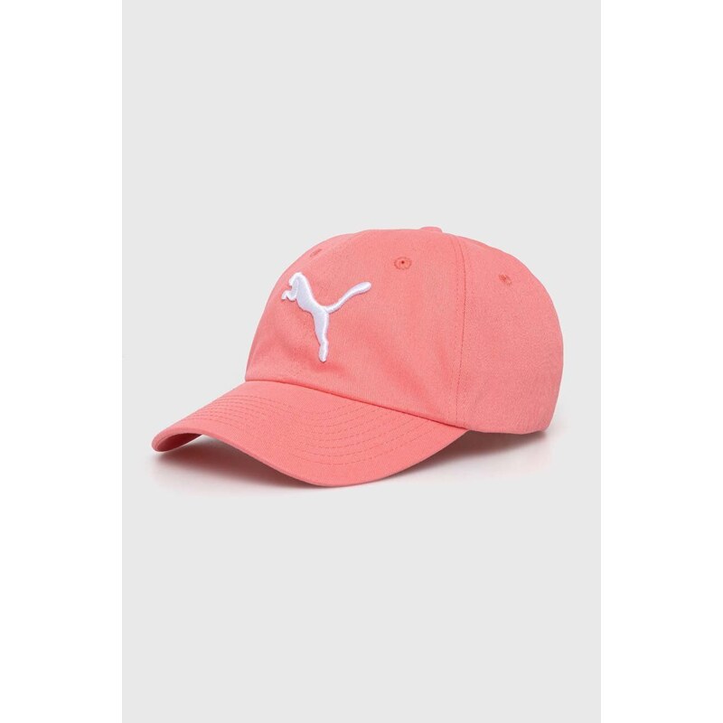 Puma berretto da baseball in cotone colore rosa con applicazione 024587