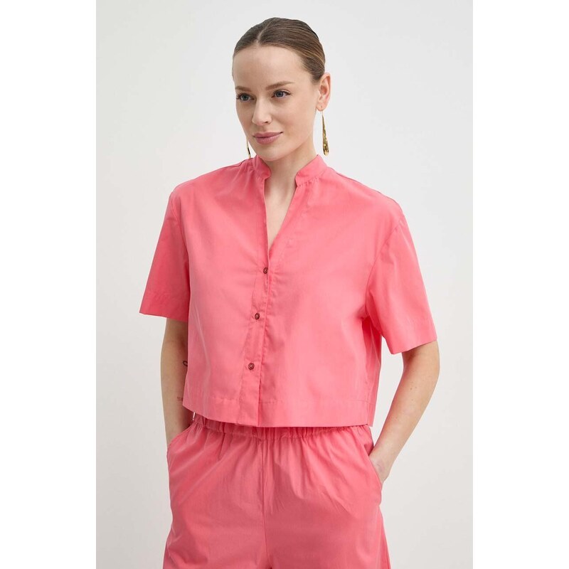 MAX&Co. camicia in cotone donna colore arancione 2416111074200