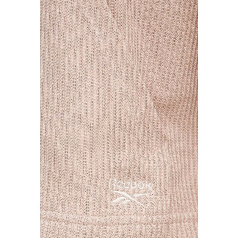 Reebok Classic felpa Wardrobe Essentials donna colore rosa 100075337