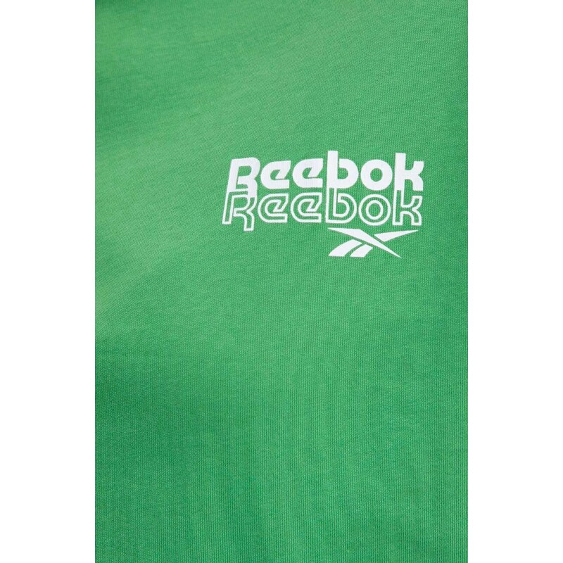 Reebok t-shirt in cotone donna colore verde 100075957