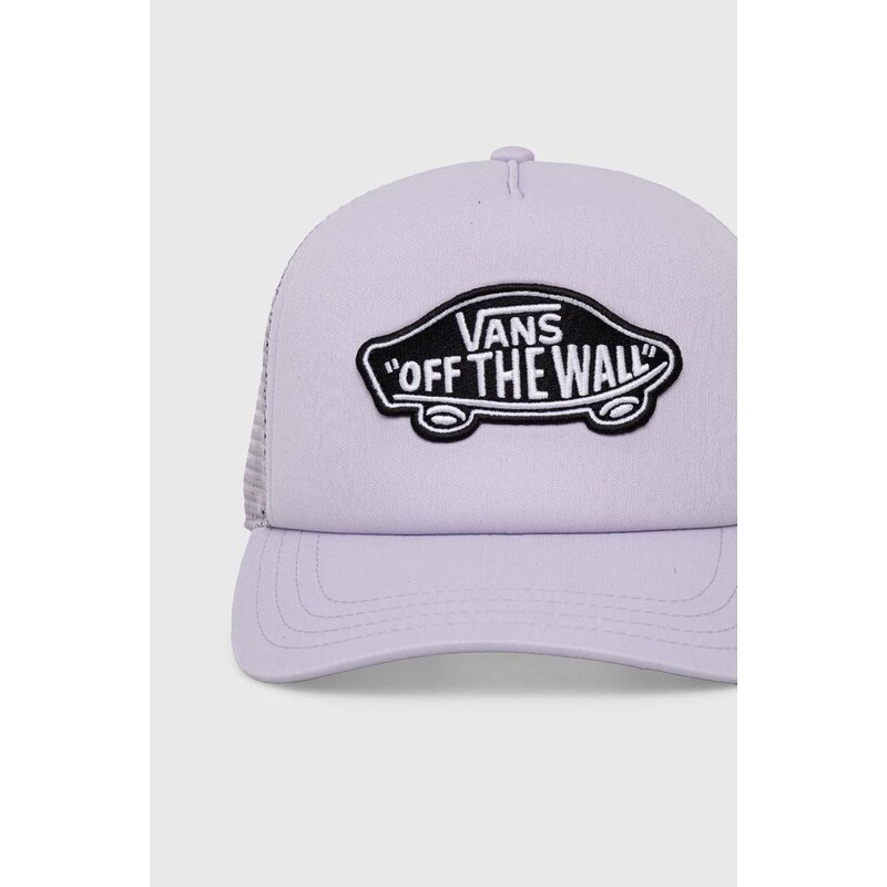 Vans berretto da baseball colore violetto con applicazione