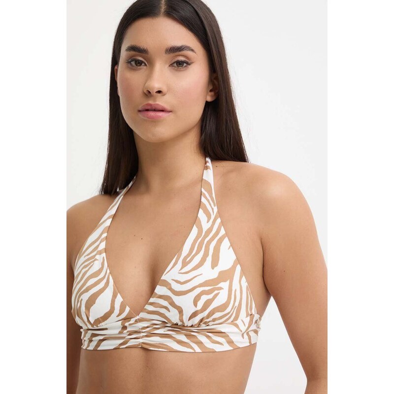 Max Mara Beachwear top bikini colore beige 2416821299600