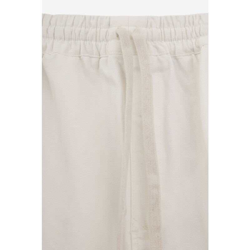 Carhartt WIP Shorts RAINER in cotone bianco