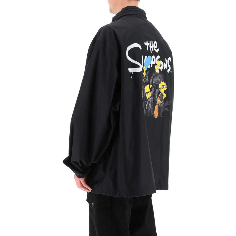 Balenciaga The Simpson Oversize Windbreaker Jacket