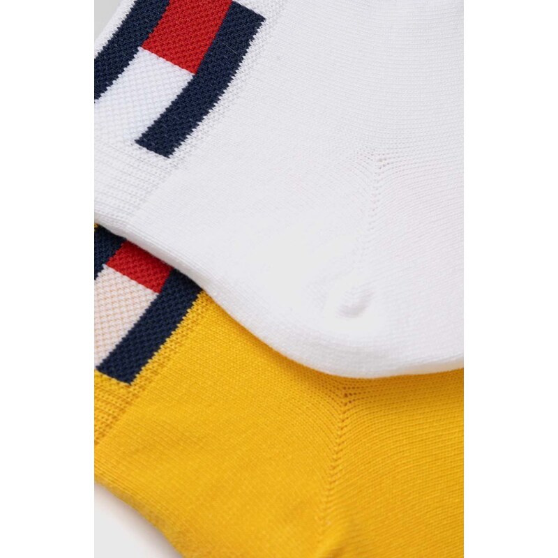 Tommy Jeans Tommy Hilfiger calzini pacco da 2 colore giallo