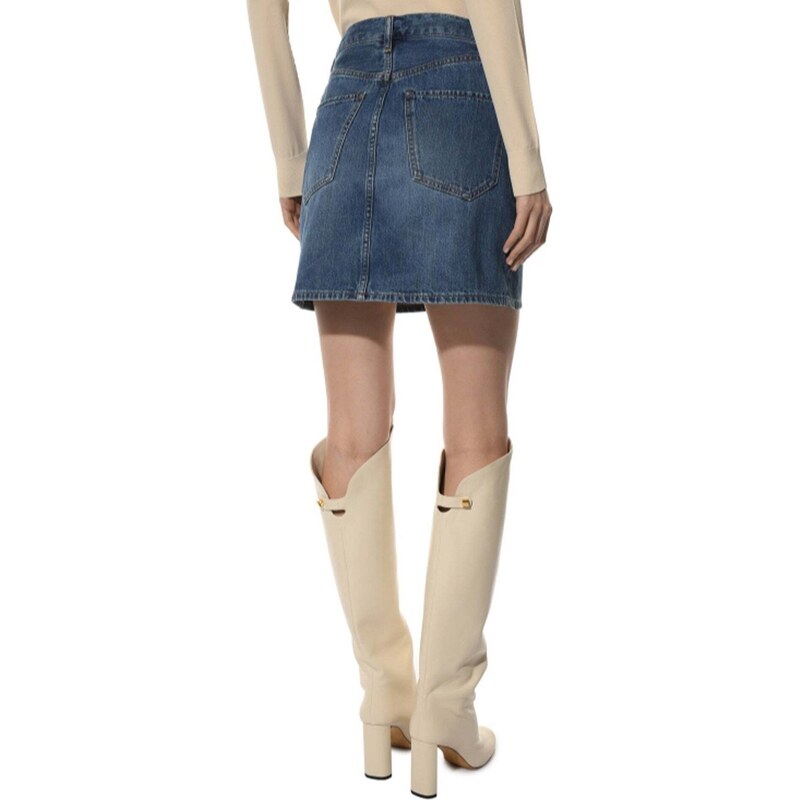 Chloe' Denim Mini Skirt