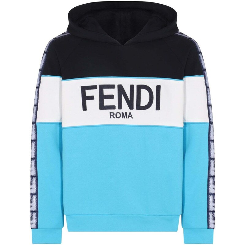 FENDI Logo Hooded Sweatshirt