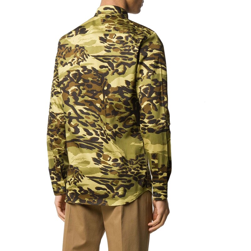 Givenchy Camouflage Print Shirt