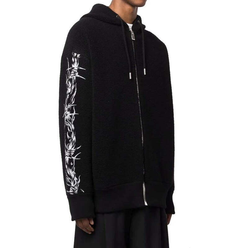 Givenchy Wool Zipped Hoodie