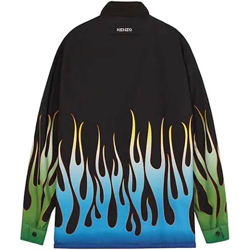 Kenzo Flame Print Reversible Jacket