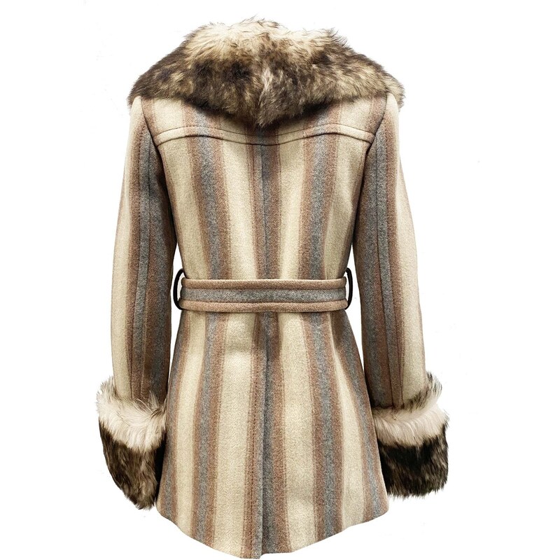Marc Jacobs Fur Trim Coat