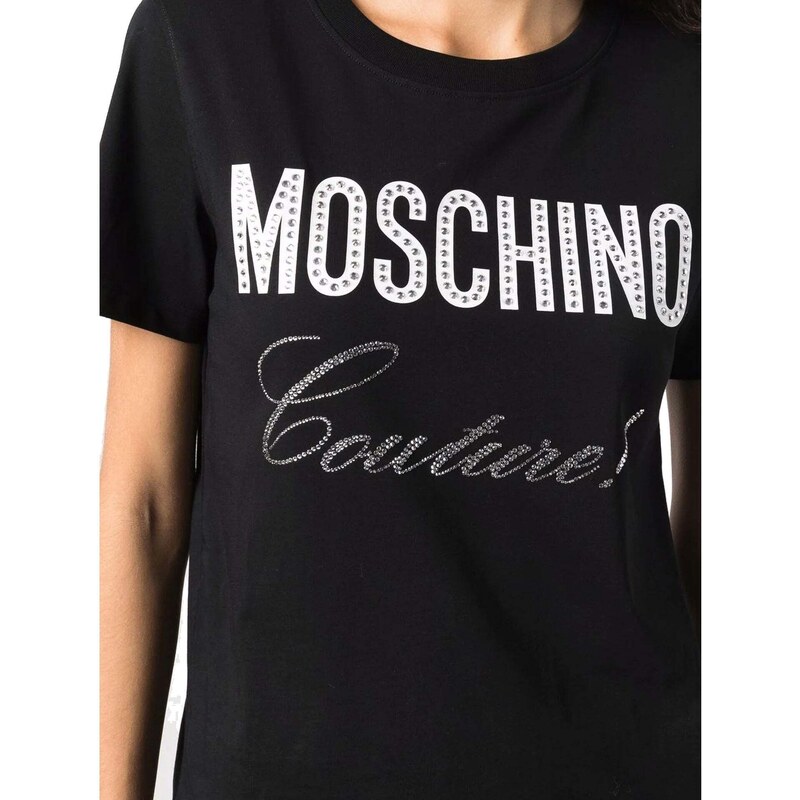 Moschino Couture Crystal Embellished T-Shirt