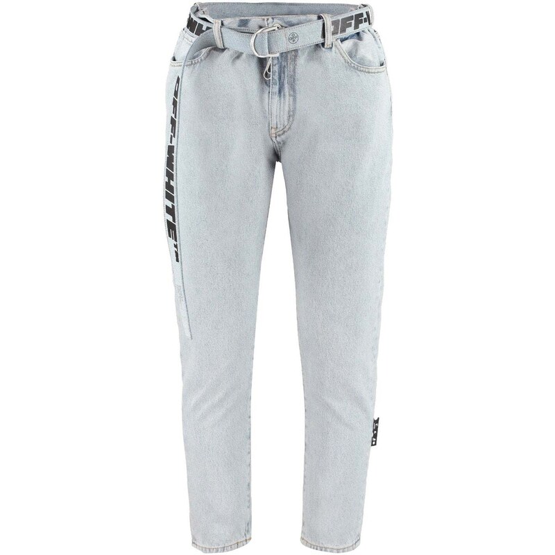 Off-White Belted Denim Jeans