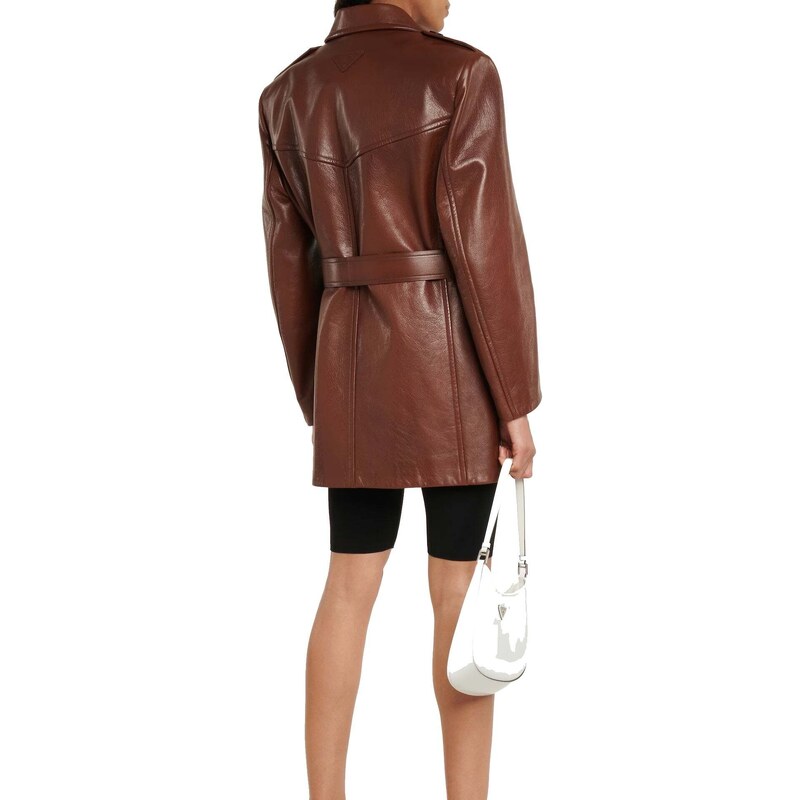 Prada Leather Coat