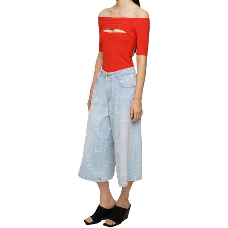 Stella Mccartney Cropped Denim Jeans