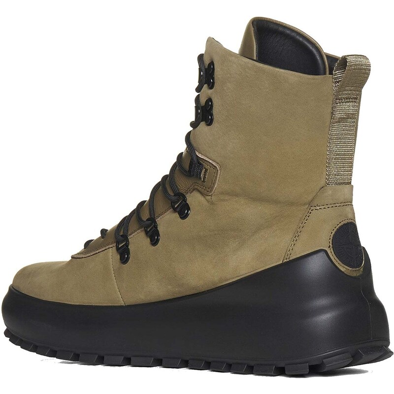 Stone Island Ankle Leather Boots