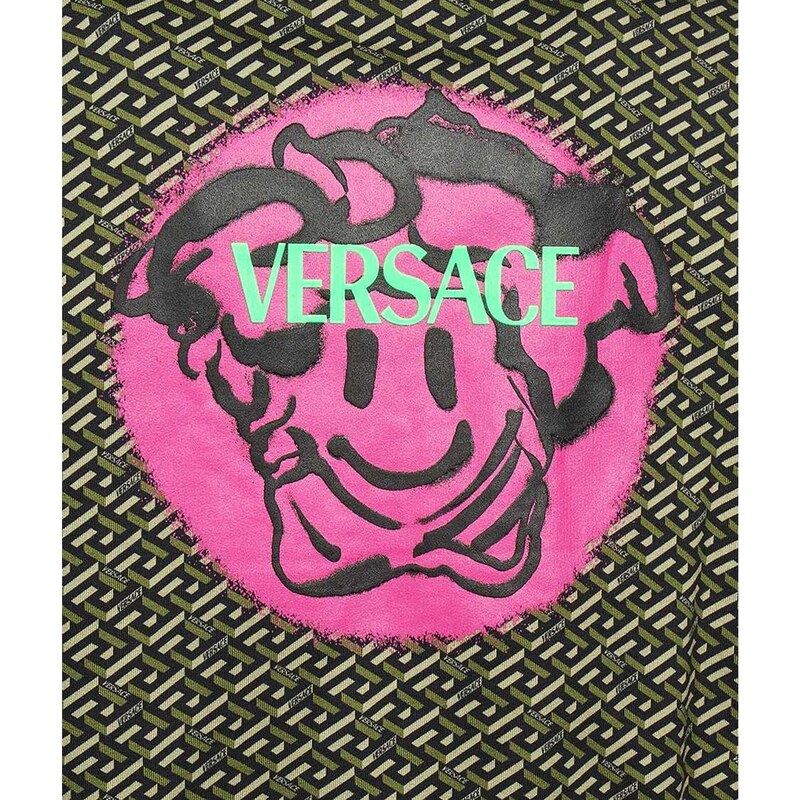 Versace Hooded Zipped Sweatshirt