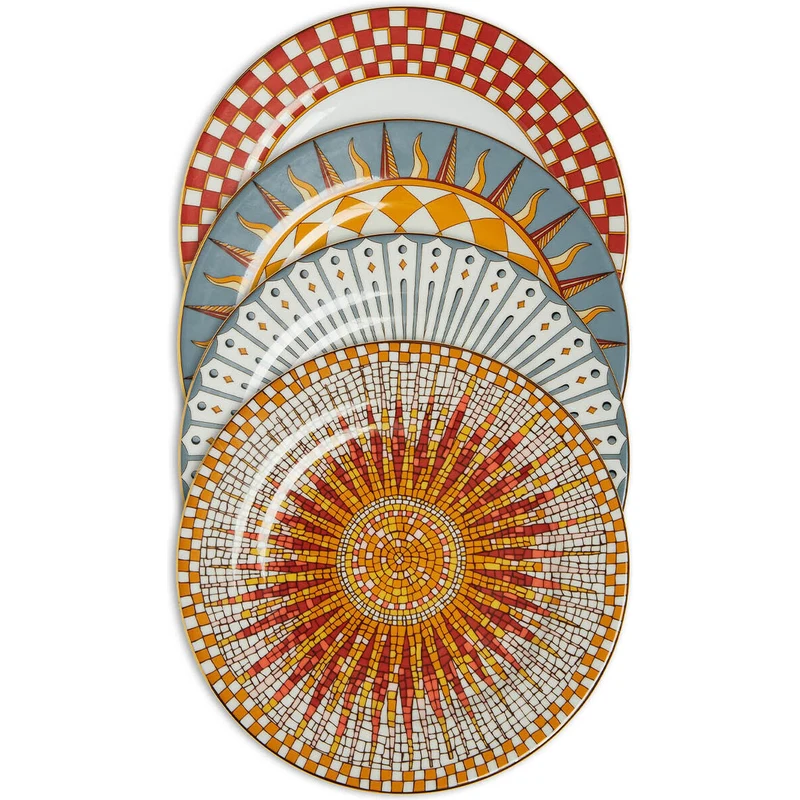 Luckore 10 Inch Deep Dinner Plates Set Of 8 Wheat Straw Plates, Unbreakable Dinner Dishes Alternative For Plastic Microwave And Dishwasher Safe For Kitchen With 4 Colors Classic Bright - View #6