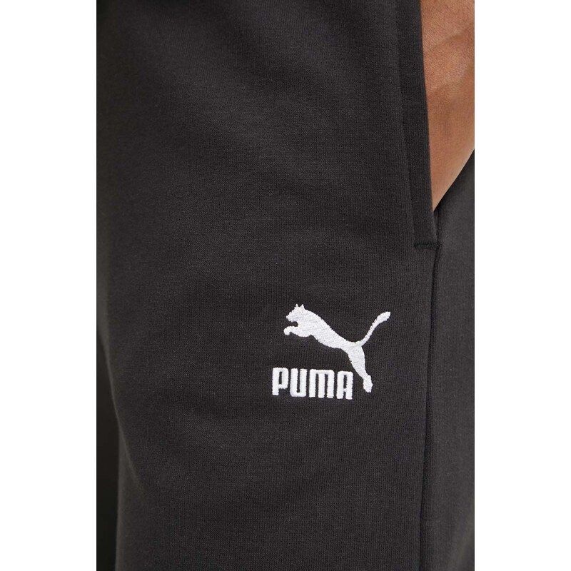 Puma pantaloni da jogging in cotone BETTER CLASSIC colore nero 624235