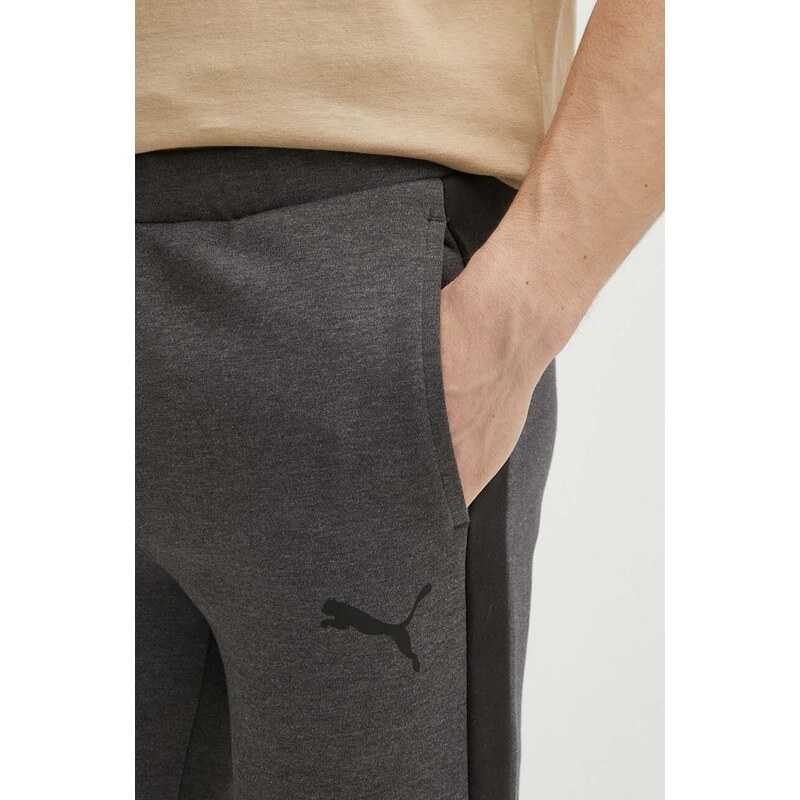 Puma pantaloni da allenamento colore grigio